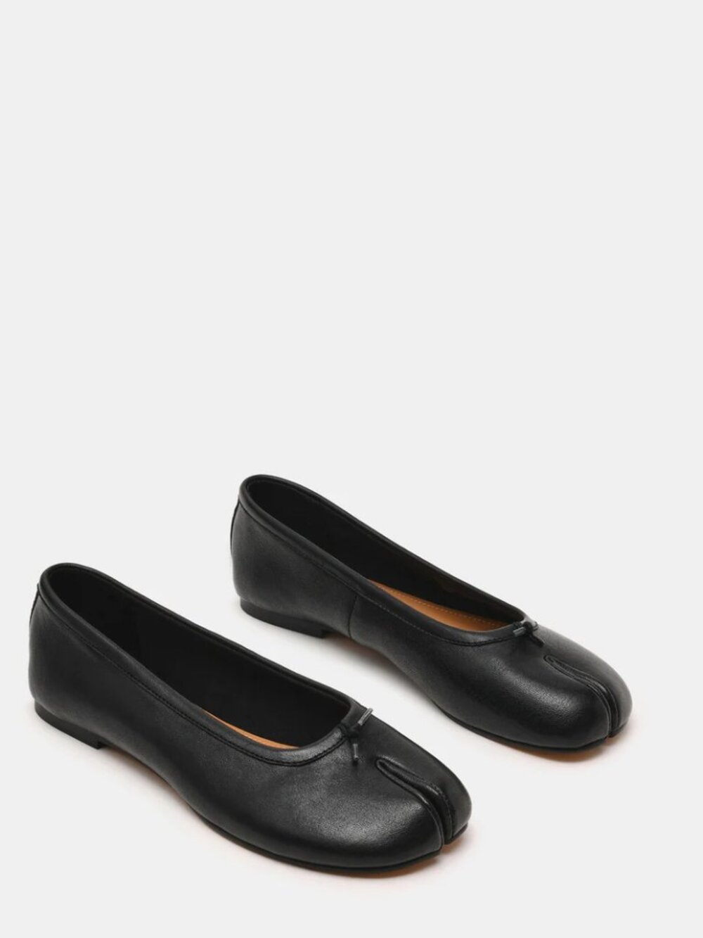 Steve Madden Calico Black Leather Tabi Size 8.5 (Worn once!) Box Inc. See Note**